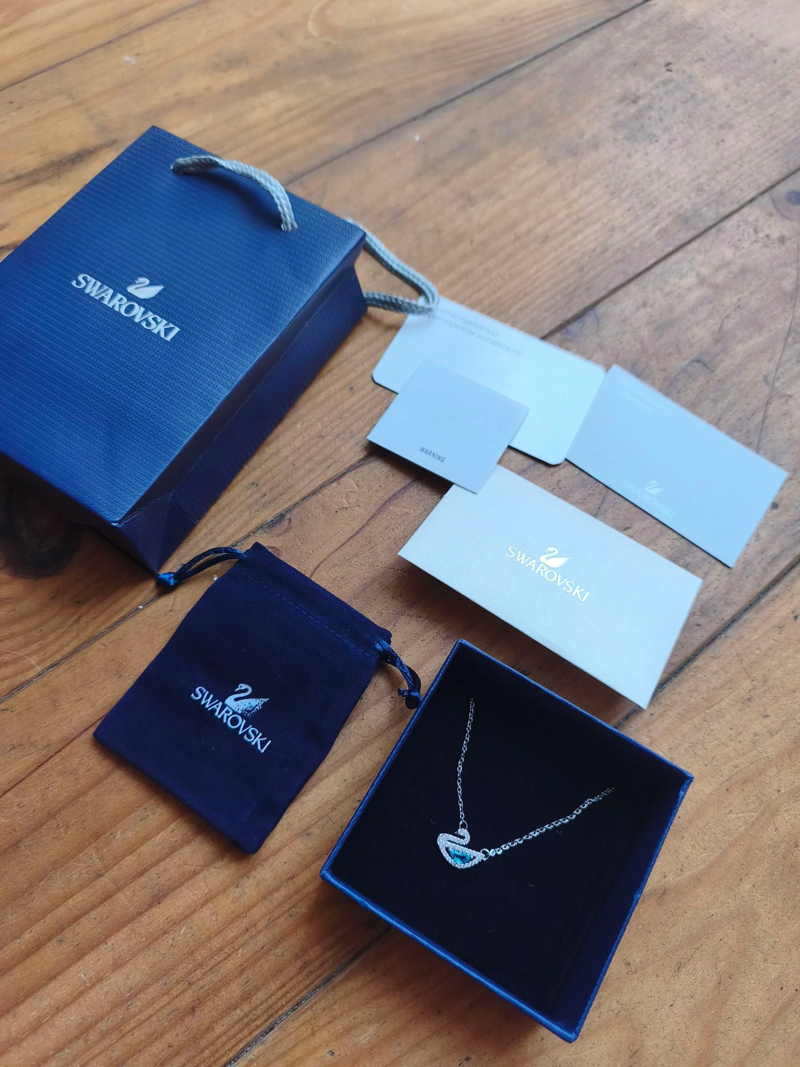 Swarovski Cisne Azul Colare – photo 4